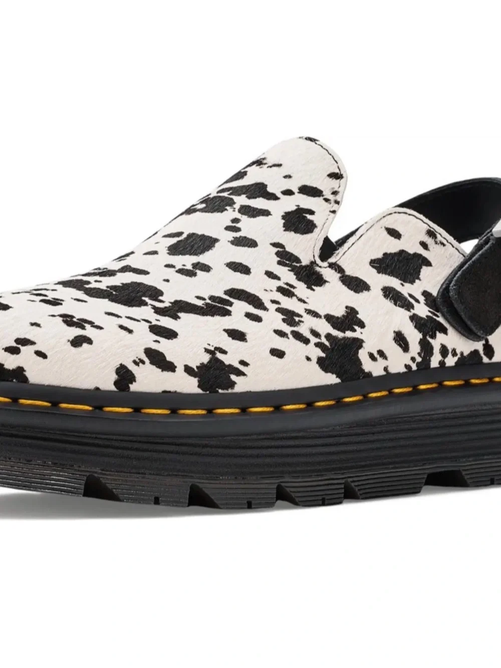 Dr. Martens  Black and White Dalmatian Print Sandals - Picture 2 of 7
